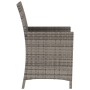 Sillas y mesita de jardín con cojines 3 piezas ratán PE gris by , Garden sets - Ref: Foro24-365119, Price: 200,65 €, Discount: %
