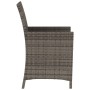 Sillas y mesita de jardín con cojines 3 piezas ratán PE gris by , Garden sets - Ref: Foro24-365125, Price: 196,61 €, Discount: %