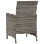 Sillas y mesita de jardín con cojines 3 piezas ratán PE gris by , Garden sets - Ref: Foro24-365119, Price: 200,65 €, Discount: %