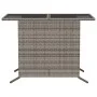 Sillas y mesita de jardín con cojines 3 piezas ratán PE gris by , Garden sets - Ref: Foro24-365119, Price: 200,65 €, Discount: %