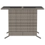 Sillas y mesita de jardín con cojines 3 piezas ratán PE gris by , Garden sets - Ref: Foro24-365119, Price: 200,65 €, Discount: %