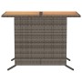 Sillas y mesita de jardín con cojines 3 piezas ratán PE gris by , Garden sets - Ref: Foro24-365125, Price: 196,61 €, Discount: %