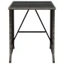 Sillas y mesita de jardín con cojines 3 piezas ratán PE gris by , Garden sets - Ref: Foro24-365119, Price: 200,65 €, Discount: %