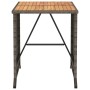 Gartenstühle und Tischchen mit Kissen, 3-teilig, graues PE-Rattan von , Gartensets - Ref: Foro24-365125, Preis: 196,61 €, Rab...