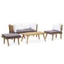 Juego de muebles de jardín 5 pzas madera maciza de acacia de vidaXL, Conjuntos de jardín - Ref: Foro24-46678, Precio: 336,45 ...
