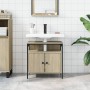 Armario lavabo baño madera ingeniería roble Sonoma 60x30x60 cm by , bathroom vanities - Ref: Foro24-842437, Price: 58,71 €, D...