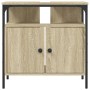 Waschbeckenunterschrank aus Sonoma-Eichenholz, 60x30x60 cm. von , Badezimmerwaschtische - Ref: Foro24-842437, Preis: 58,71 €,...