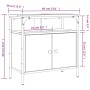 Waschbeckenunterschrank aus Sonoma-Eichenholz, 60x30x60 cm. von , Badezimmerwaschtische - Ref: Foro24-842437, Preis: 58,71 €,...
