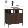 Armario lavabo baño madera ingeniería roble marrón 60x30x60 cm de , Tocadores de baño - Ref: Foro24-842440, Precio: 51,44 €, ...