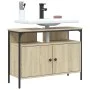 Armario lavabo baño madera ingeniería roble Sonoma 80x30x60 cm by , bathroom vanities - Ref: Foro24-842442, Price: 72,60 €, D...