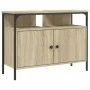 Armario lavabo baño madera ingeniería roble Sonoma 80x30x60 cm by , bathroom vanities - Ref: Foro24-842442, Price: 72,60 €, D...