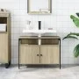 Armario lavabo baño madera ingeniería roble Sonoma 80x30x60 cm by , bathroom vanities - Ref: Foro24-842442, Price: 72,60 €, D...