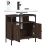 Waschbeckenunterschrank aus braunem Eichenholz, 60x30x60 cm. von , Badezimmerwaschtische - Ref: Foro24-842440, Preis: 52,21 €...