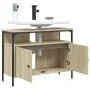 Armario lavabo baño madera ingeniería roble Sonoma 80x30x60 cm by , bathroom vanities - Ref: Foro24-842442, Price: 72,60 €, D...