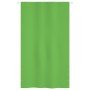 Toldo pantalla para balcón tela oxford verde claro 140x240 cm