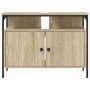 Armario lavabo baño madera ingeniería roble Sonoma 80x30x60 cm by , bathroom vanities - Ref: Foro24-842442, Price: 73,89 €, D...