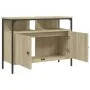 Armario lavabo baño madera ingeniería roble Sonoma 80x30x60 cm by , bathroom vanities - Ref: Foro24-842442, Price: 72,60 €, D...