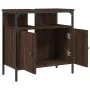 Armario lavabo baño madera ingeniería roble marrón 60x30x60 cm de , Tocadores de baño - Ref: Foro24-842440, Precio: 51,44 €, ...