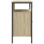 Armario lavabo baño madera ingeniería roble Sonoma 80x30x60 cm by , bathroom vanities - Ref: Foro24-842442, Price: 73,89 €, D...