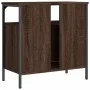 Armario lavabo baño madera ingeniería roble marrón 60x30x60 cm de , Tocadores de baño - Ref: Foro24-842440, Precio: 51,44 €, ...