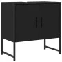 Armario para lavabo de baño madera ingeniería negro 60x33x60 cm de , Tocadores de baño - Ref: Foro24-842456, Precio: 45,79 €,...