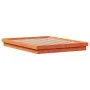 Solid pine wood LED bed frame in brown wax finish 160x200cm by , Beds and slatted bases - Ref: Foro24-844416, Price: 140,83 €...