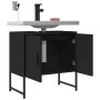 Waschbeckenunterschrank aus schwarzem Ingenieurholz für das Badezimmer, 60x33x60 cm. von , Badezimmerwaschtische - Ref: Foro2...