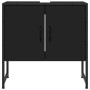 Waschbeckenunterschrank aus schwarzem Ingenieurholz für das Badezimmer, 60x33x60 cm. von , Badezimmerwaschtische - Ref: Foro2...
