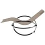 Geometrische Gartenliege taupegrauer Stahl von vidaXL, Liegen - Ref: Foro24-47775, Preis: 100,04 €, Rabatt: %