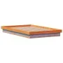 Solid pine wood LED bed frame in brown wax finish 140x200cm by , Beds and slatted bases - Ref: Foro24-844414, Price: 133,96 €...