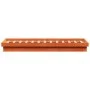 Solid pine wood LED bed frame in brown wax finish 140x200cm by , Beds and slatted bases - Ref: Foro24-844414, Price: 133,96 €...