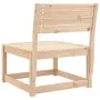 Sofá de jardín madera maciza de pino de , Sofás de exterior - Ref: Foro24-844669, Precio: 54,80 €, Descuento: %