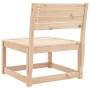 Solid pine wood garden sofa by , Outdoor sofas - Ref: Foro24-844669, Price: 55,36 €, Discount: %