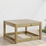 Taburete de jardín madera de pino impregnada by , Outdoor sofas - Ref: Foro24-844683, Price: 53,02 €, Discount: %