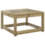 Taburete de jardín madera de pino impregnada by , Outdoor sofas - Ref: Foro24-844683, Price: 53,02 €, Discount: %