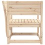 Gartenstuhl aus massivem Kiefernholz von , Outdoor-Sofas - Ref: Foro24-844674, Preis: 71,66 €, Rabatt: %