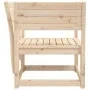Silla de jardín madera madera maciza de pino de , Sofás de exterior - Ref: Foro24-844674, Precio: 71,00 €, Descuento: %