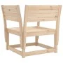 Silla de jardín madera madera maciza de pino de , Sofás de exterior - Ref: Foro24-844674, Precio: 71,00 €, Descuento: %