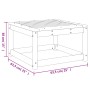 Taburete de jardín madera de pino impregnada by , Outdoor sofas - Ref: Foro24-844683, Price: 53,02 €, Discount: %
