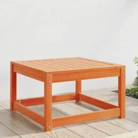 Massiver Gartenhocker aus braun gewachstem Kiefernholz. von , Outdoor-Sofas - Ref: Foro24-844681, Preis: 48,91 €, Rabatt: %