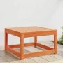 Taburete de jardín madera maciza de pino marrón cera de , Sofás de exterior - Ref: Foro24-844681, Precio: 48,90 €, Descuento: %