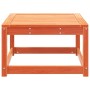 Massiver Gartenhocker aus braun gewachstem Kiefernholz. von , Outdoor-Sofas - Ref: Foro24-844681, Preis: 49,36 €, Rabatt: %