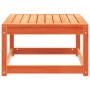 Massiver Gartenhocker aus braun gewachstem Kiefernholz. von , Outdoor-Sofas - Ref: Foro24-844681, Preis: 49,36 €, Rabatt: %