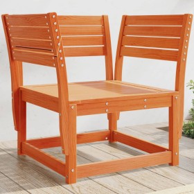 Silla de jardín madera madera maciza de pino marrón cera de , Sofás de exterior - Ref: Foro24-844676, Precio: 95,37 €, Descue...