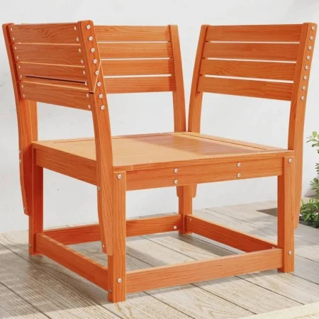 Gartenstuhl aus massivem Kiefernholz in brauner Wachsoptik von , Outdoor-Sofas - Ref: Foro24-844676, Preis: 94,51 €, Rabatt: %