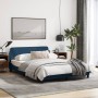 Bed frame with blue fabric headboard 140x190 cm by , Beds and slatted bases - Ref: Foro24-373171, Price: 181,72 €, Discount: %