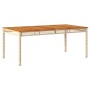 Garten-Essgruppe 9-teilig mit Kissen aus synthetischem Rattan in Beige. von , Gartensets - Ref: Foro24-3213583, Preis: 598,65...