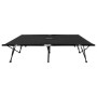 Tumbona doble plegable acero negra de vidaXL, Tumbonas - Ref: Foro24-47760, Precio: 133,27 €, Descuento: %