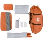 Tienda servicio baño impermeable naranja by , tents - Ref: Foro24-94426, Price: 77,94 €, Discount: %