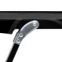 Tumbona doble plegable acero negra de vidaXL, Tumbonas - Ref: Foro24-47760, Precio: 133,27 €, Descuento: %